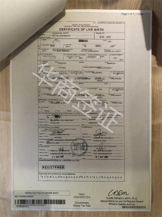 菲律賓的出生紙可以用來干什么