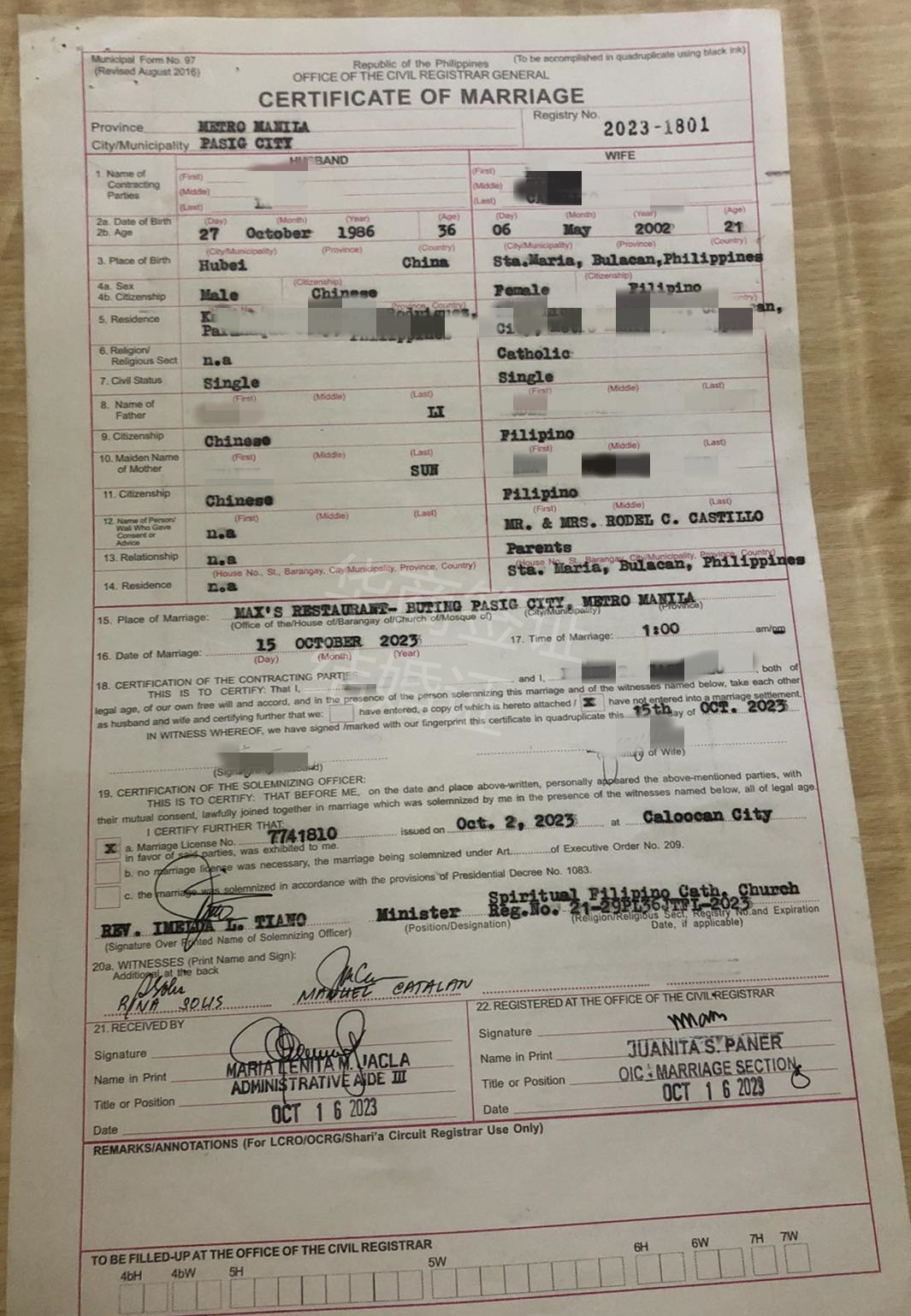 菲律賓申請結(jié)婚證多少錢(可以辦理什么簽證)