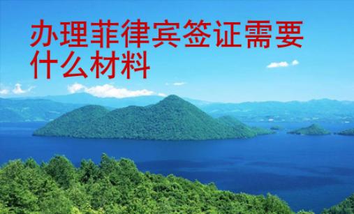 辦理菲律賓簽證需要什么材料