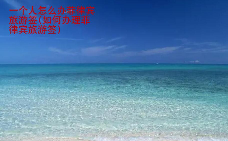 一個(gè)人怎么辦<strong>菲律賓</strong>旅游簽(如何辦理菲律賓旅游簽)