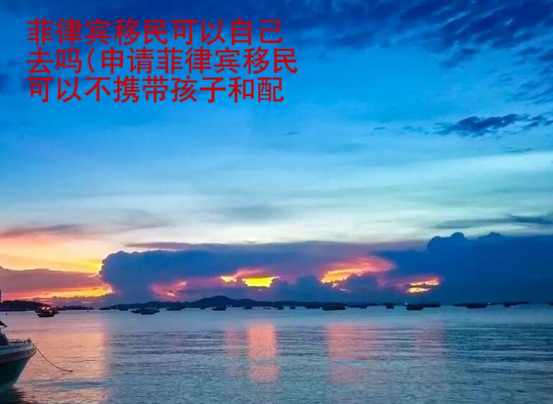 菲律賓移民可以<strong>自己</strong>去嗎(申請(qǐng)菲律賓移民可以不攜帶孩子和配偶嗎)