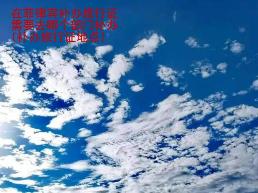 在<strong>菲律賓</strong>補辦旅行證需要去哪個部門補辦(補辦旅行證地點)