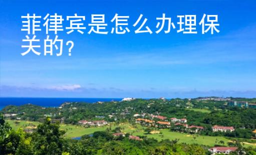 菲律賓是怎么<strong>辦</strong>理保關(guān)的