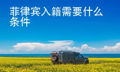 菲律賓入籍需要什么條件