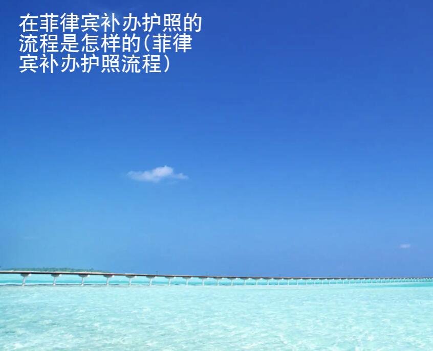 在菲律賓補(bǔ)辦<strong>護(hù)照</strong>的流程是怎樣的(菲律賓補(bǔ)辦護(hù)照流程)