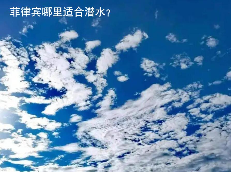 菲律賓哪里適合潛水？
