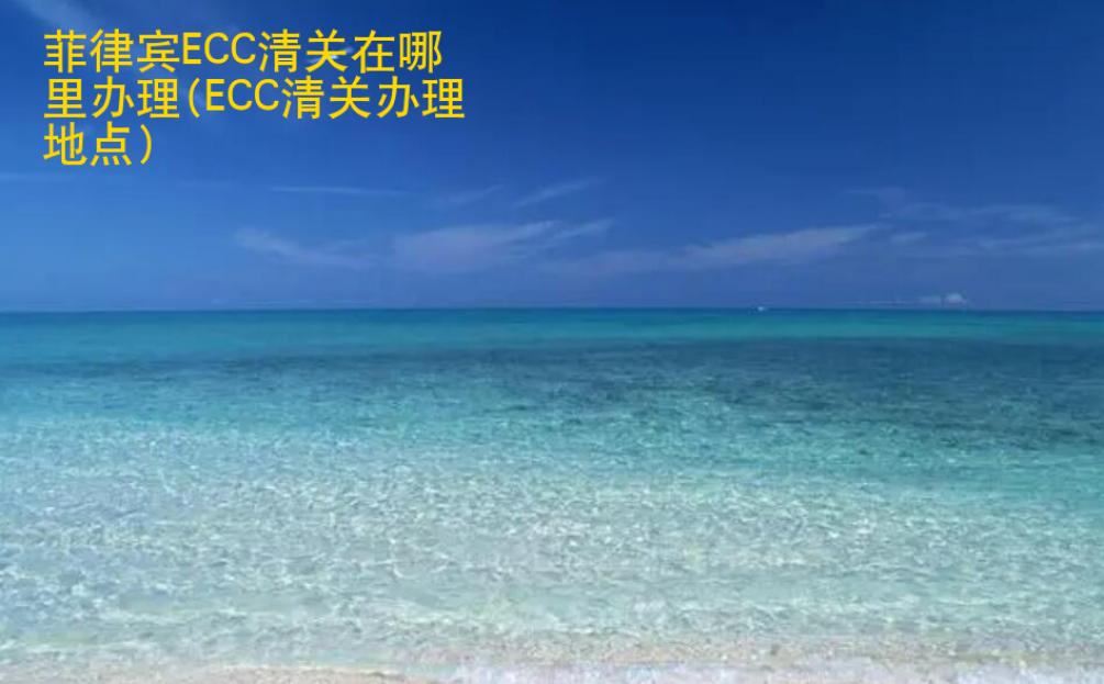 <strong>菲律賓</strong>ECC清關(guān)在哪里辦理(ECC清關(guān)辦理地點(diǎn))