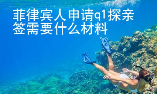 菲律賓人申請q1探親簽需要什么材料