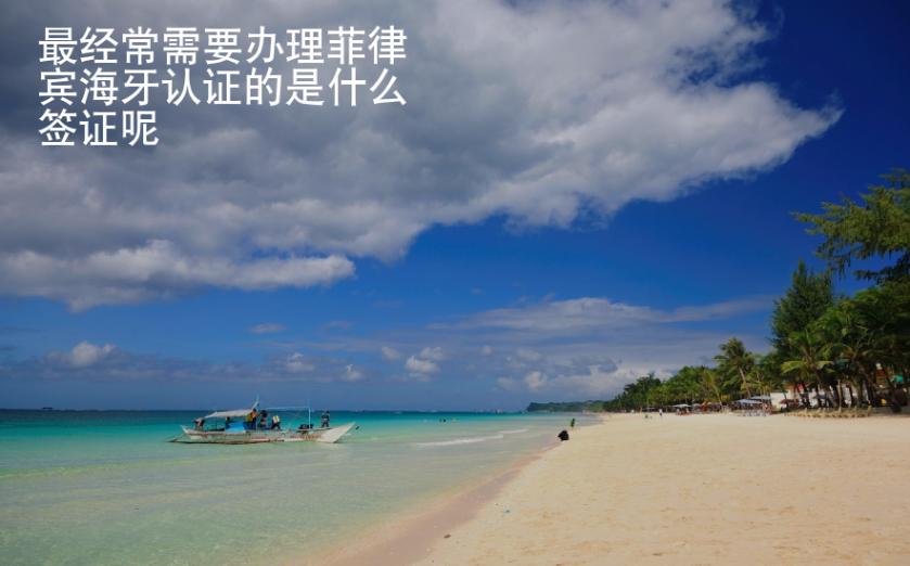 最經(jīng)常需要辦理菲律賓海牙認(rèn)證的是什么簽證呢