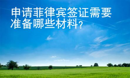 申請菲律賓簽證需要準(zhǔn)備哪些材料？