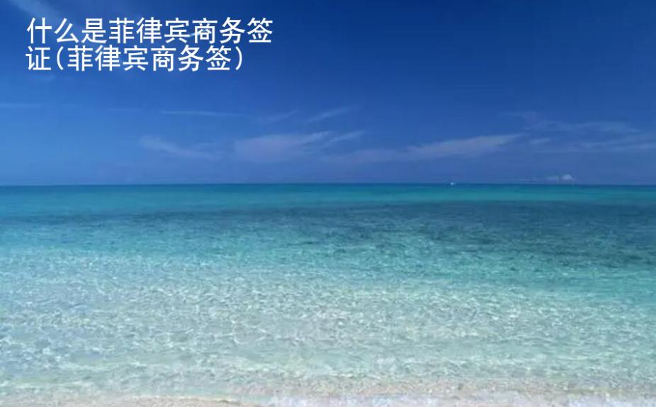 什么是<strong>菲律賓</strong>商務(wù)簽證(菲律賓商務(wù)簽)
