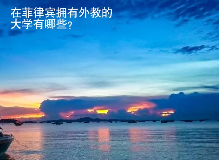 在菲律賓擁有<strong>外教</strong>的大學(xué)有哪些（菲律賓有外教的大學(xué)）